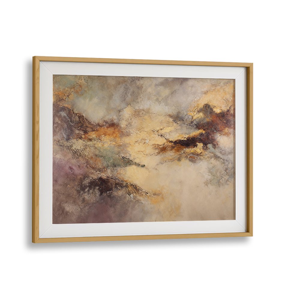 ABSTRACT GOLDEN CLOUDSCAPE