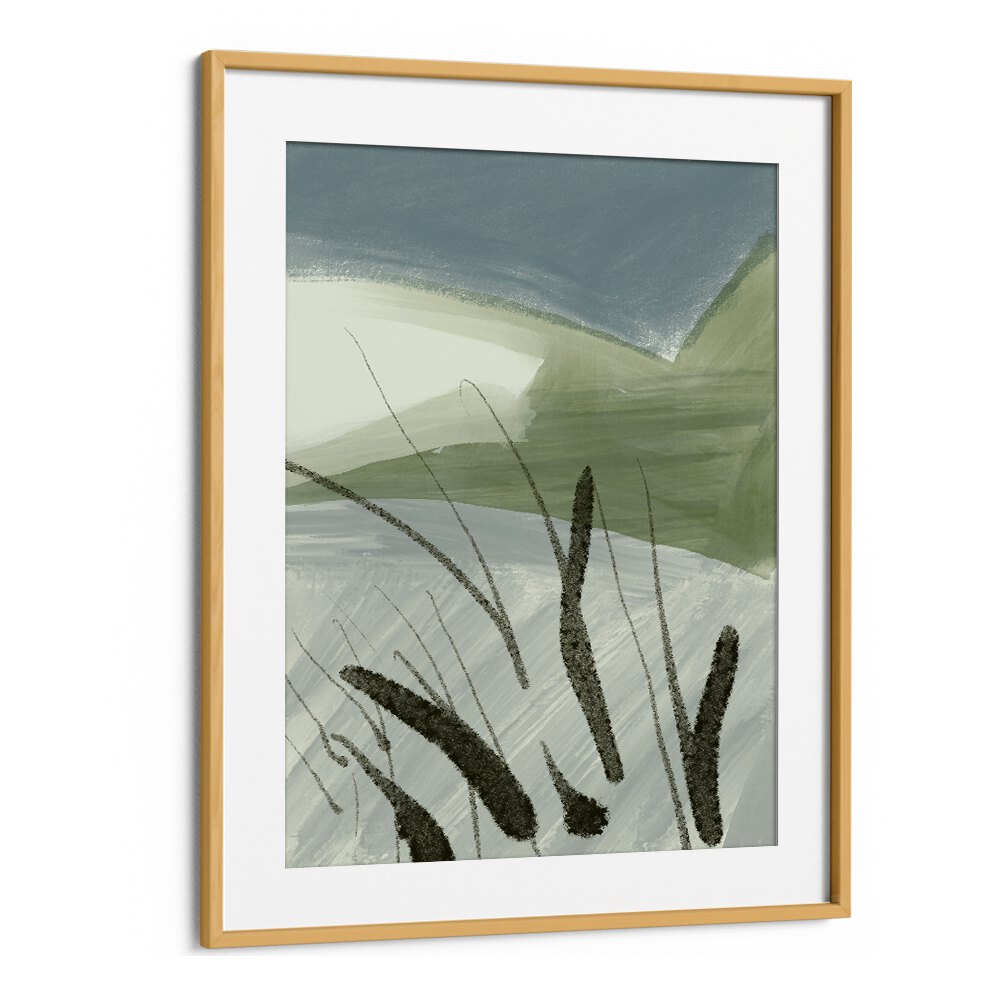 Framed ABSTRACT LAND SHAPES, ABSTRACT PAINTINGS featuring earthy tones and dynamic strokes for a modern aesthetic.