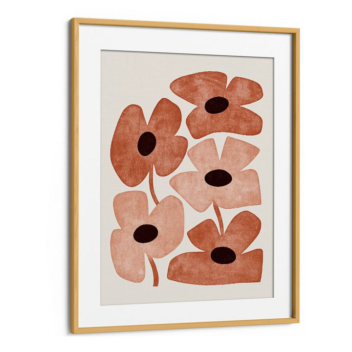ABSTRACT TERRACOTTA BLOOMS