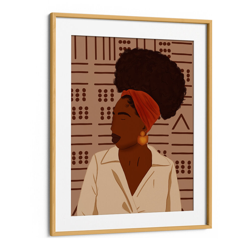 AFRO PUFF , AFRICAN ART PAINTINGS