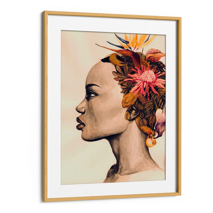 Stylish AMARE, FASHION POSTERS featuring a vibrant portrait, perfect for enhancing your space with elegance.