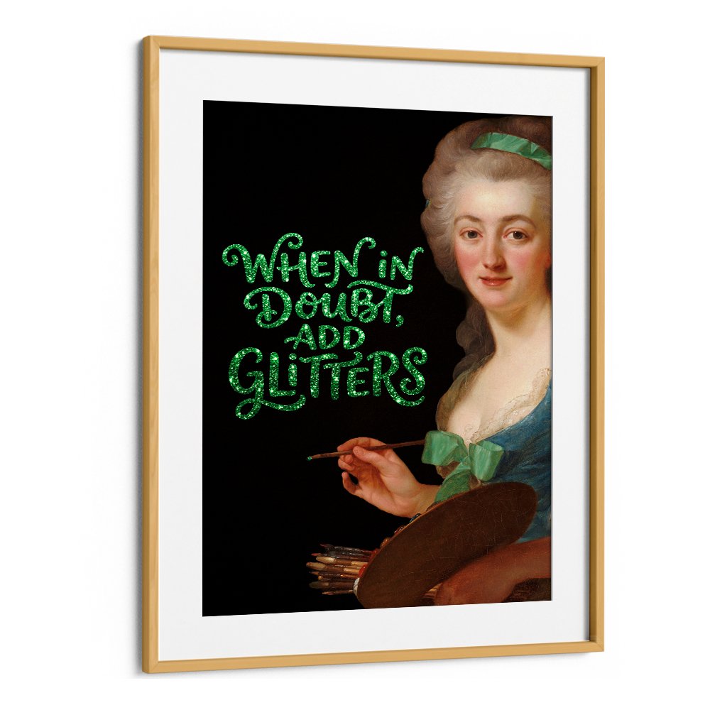 ARTIST'S GLITTERING ADVICE