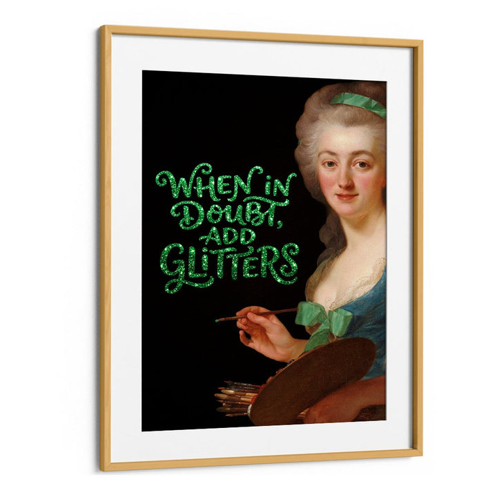 ARTIST'S GLITTERING ADVICE