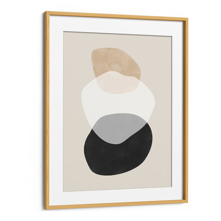 BEIGE BOHO SHAPES , BOHO ART PAINTINGS