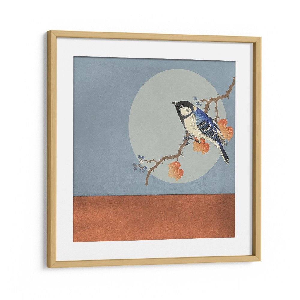 BLUE BIRD UNDER MOON
