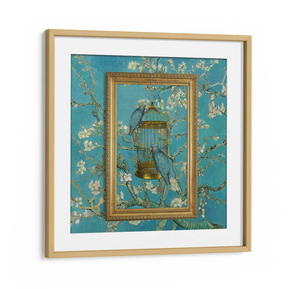 BLUE PARROTS ALMOND BLOOM