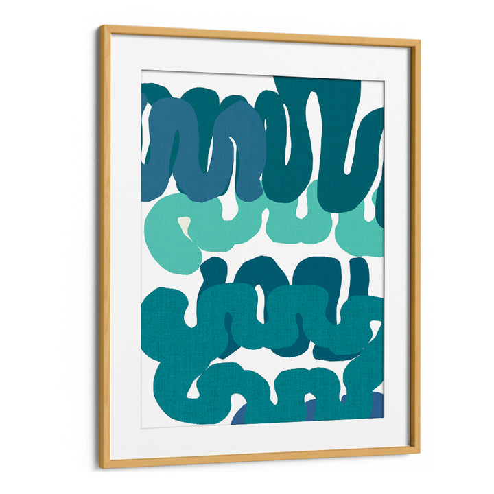 Dynamic blue patterns of BLUE SQUIGGLES II, ABSTRACT PAINTINGS, perfect for elevating your art collection.