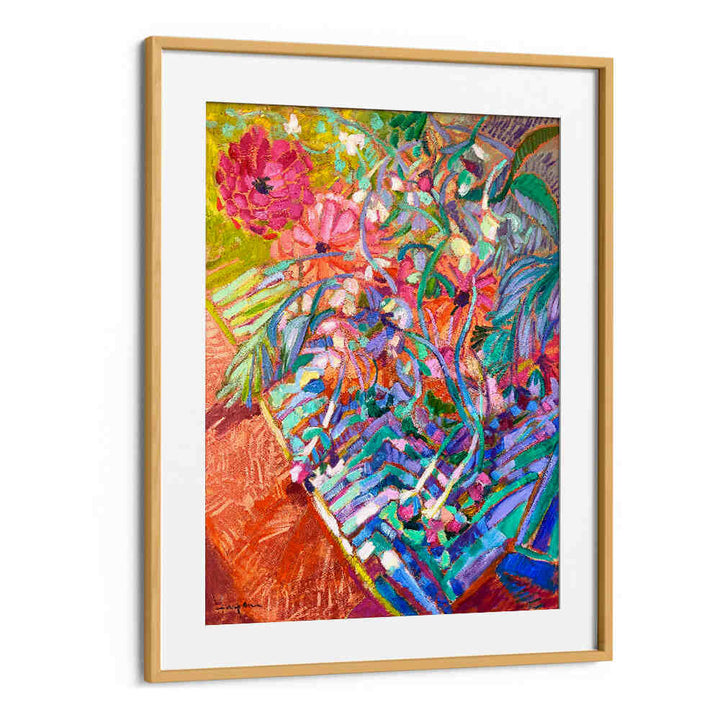 BOTANIC RADIANCE IV , ABSTRACT PAINTINGS