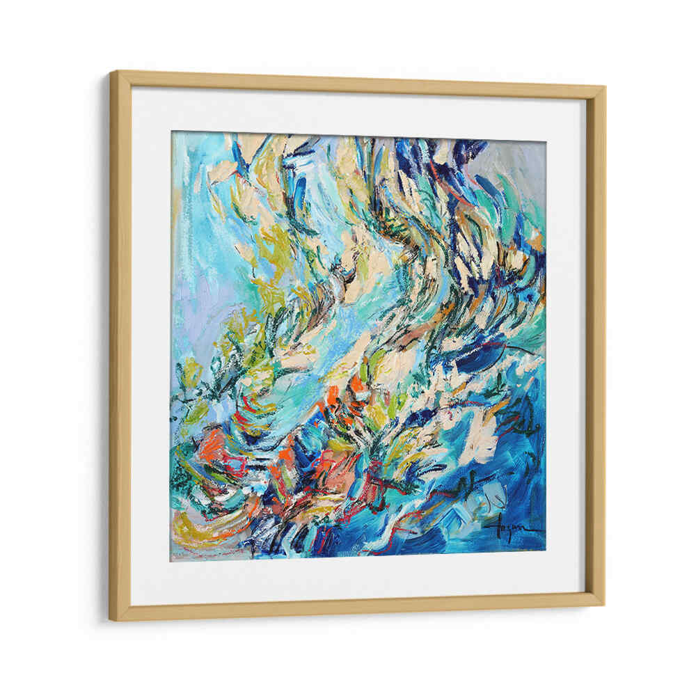 BURST OF BLOOMING LIGHT III , ABSTRACT PAINTINGS