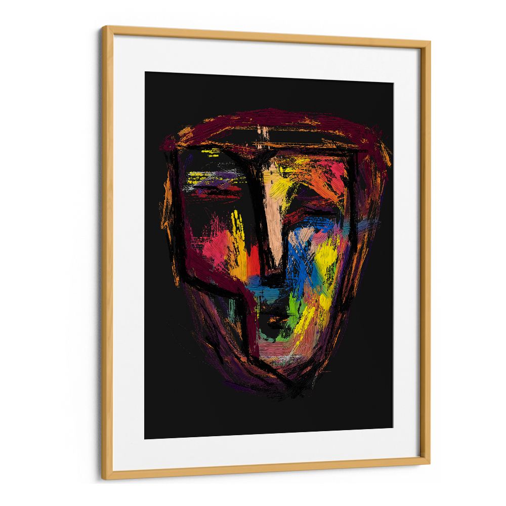 COLORFUL ABSTRACT FACE