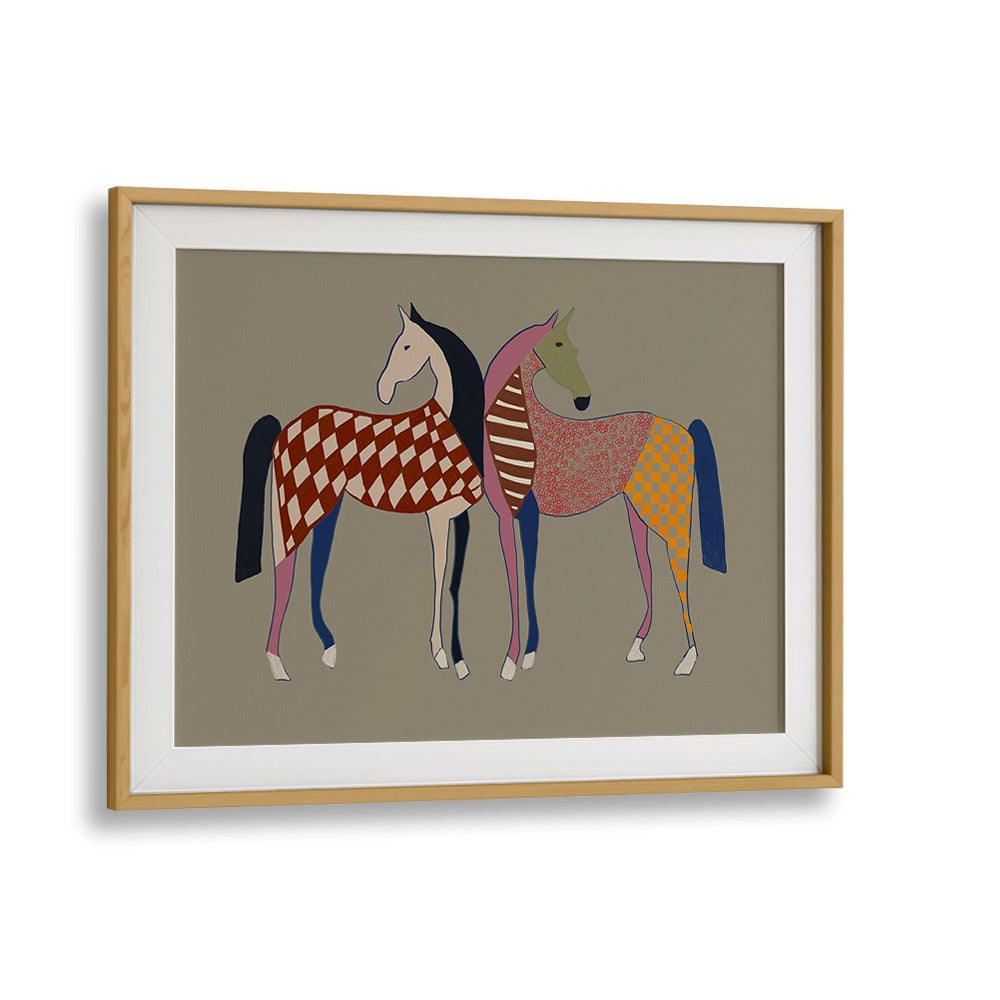 COLORFUL PATTERNED HORSES
