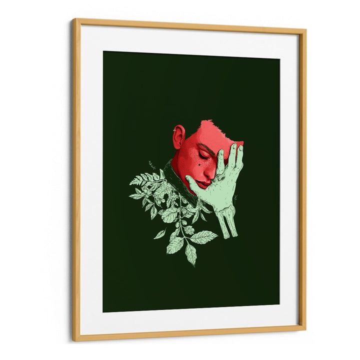 CONTEMPLATIVE BOTANICAL PORTRAIT
