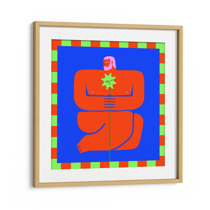 CONTEMPLATIVE EMBRACE , POP ART PAINTINGS