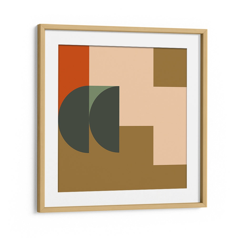 Colorful geometric design in CONTEMPORARY ABSTRACT XXII, ABSTRACT PAINTINGS frame, perfect for modern decor.