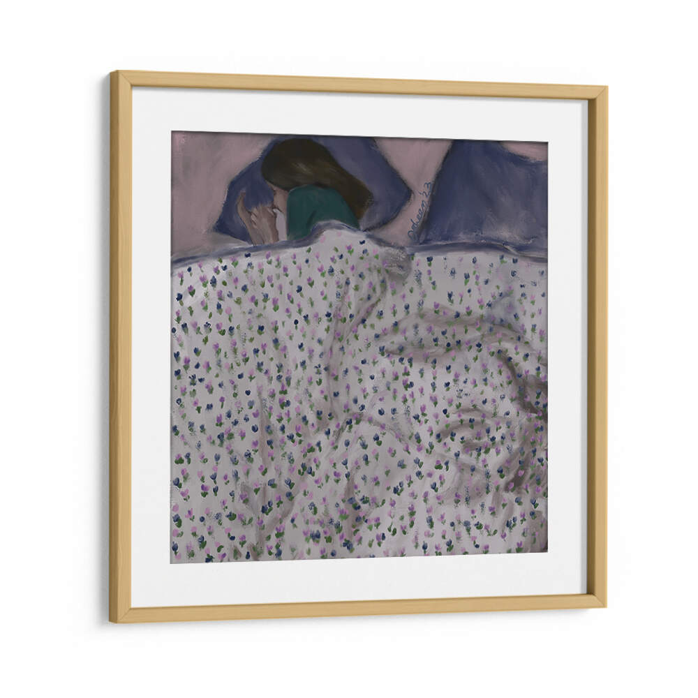 COZY IN MY BED , PORTRAITS & FIGURATIVE ILLUSTRATIONS