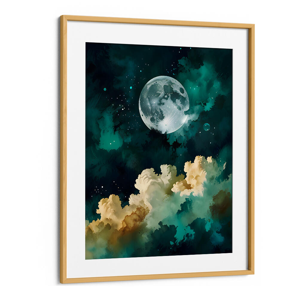 CLOUDS BENEATH THE MOON , LANDSCAPE PAINTINGS