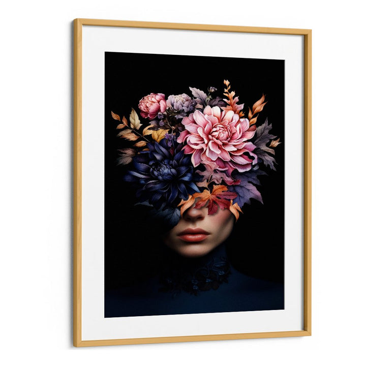 DARK FLORAL PORTRAIT