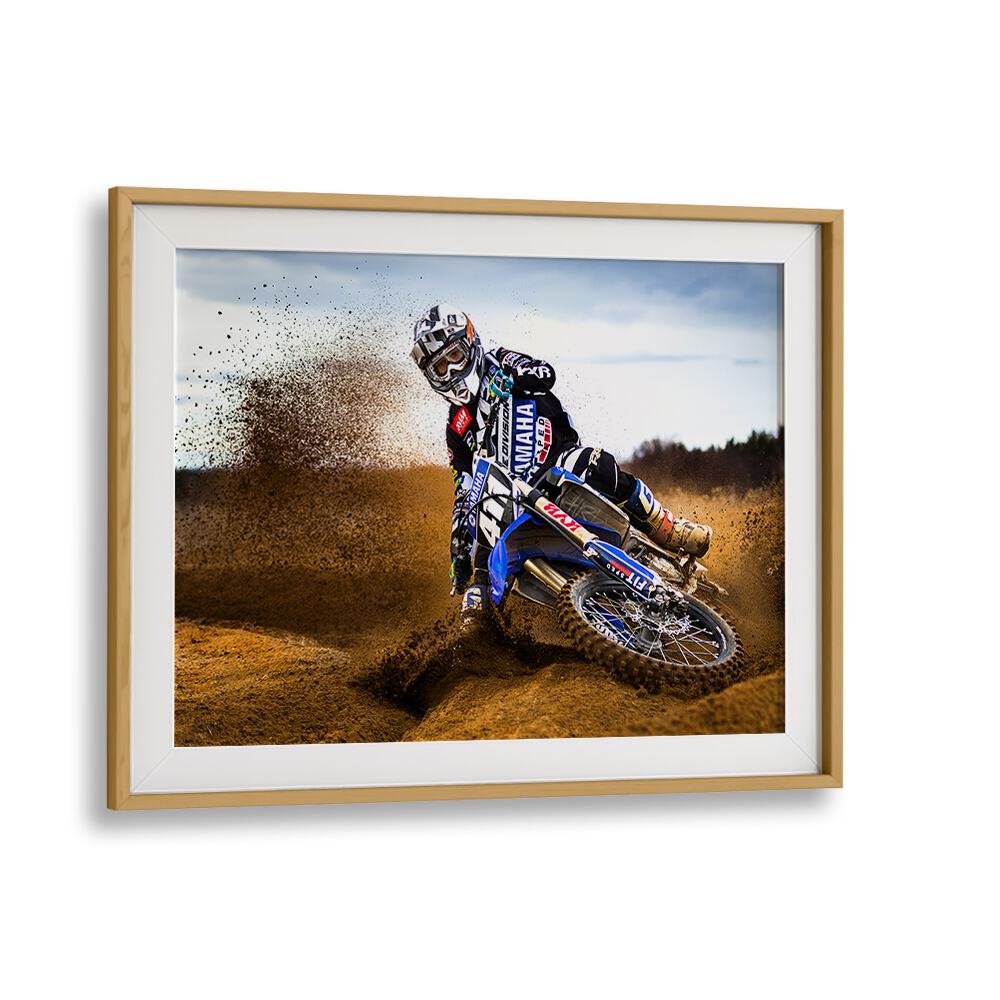 Dynamic motocross action captured in stunning detail with DESERT KING, PHOTOGRAPHY PRINTS for desert enthusiasts.