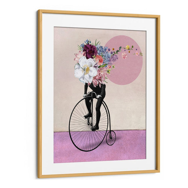 FLOWER HEAD PENNY FARTHING