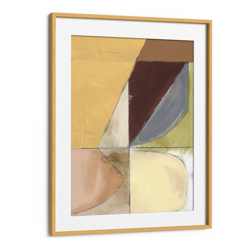 DUSTY PINK YELLOW ABSTRACT II , ABSTRACT PAINTINGS