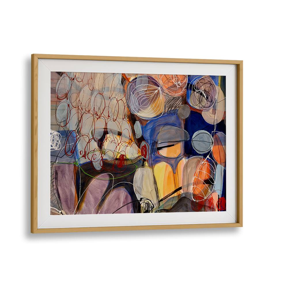 Vibrant colors and dynamic strokes define the DEAR DIARY III, ABSTRACT PAINTINGS, perfect for modern art lovers.