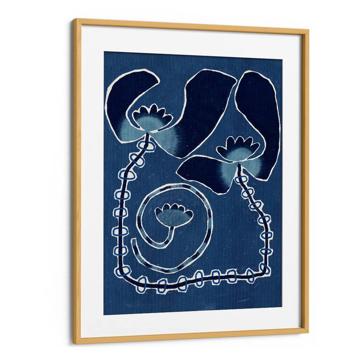 DELICATE BLOOM BLUE , FLORAL FLOWER PAINTINGS