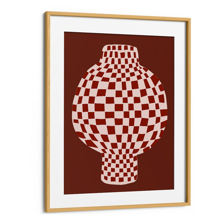 EARTHY CHECKERED VASE