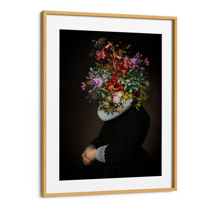 ELEGANT BAROQUE FLORAL HEAD