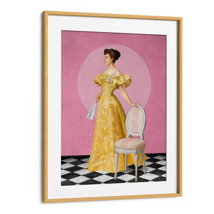 ELEGANT WOMAN IN YELLOW