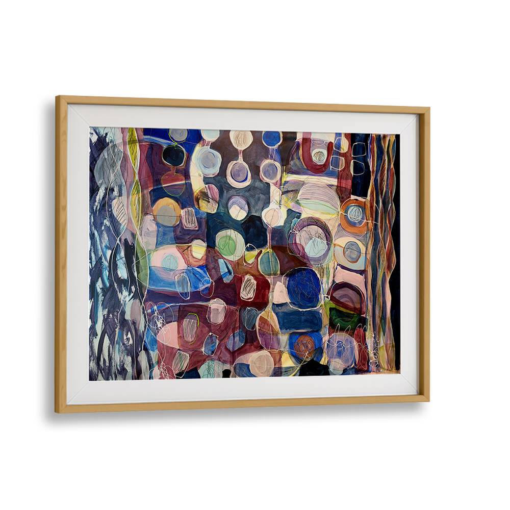 Vibrant ELEMENTS ORGANISEES I, ABSTRACT PAINTINGS enhances your space with dynamic brush strokes and artistic flair.