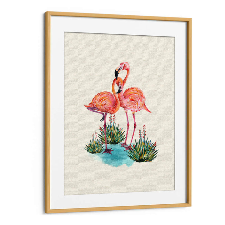FLAMINGO , ANIMAL PAINTINGS