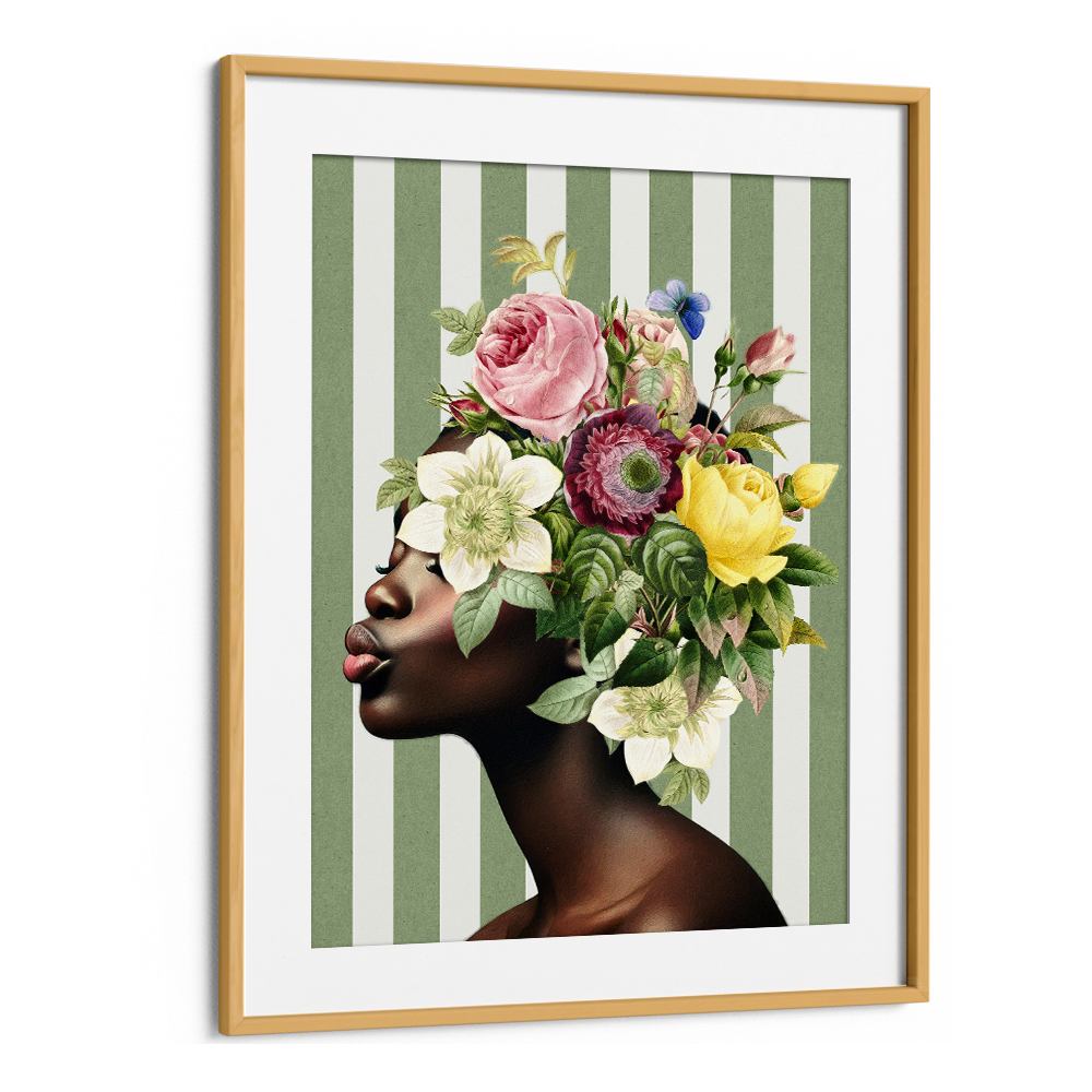 FLORAL WOMAN KISS