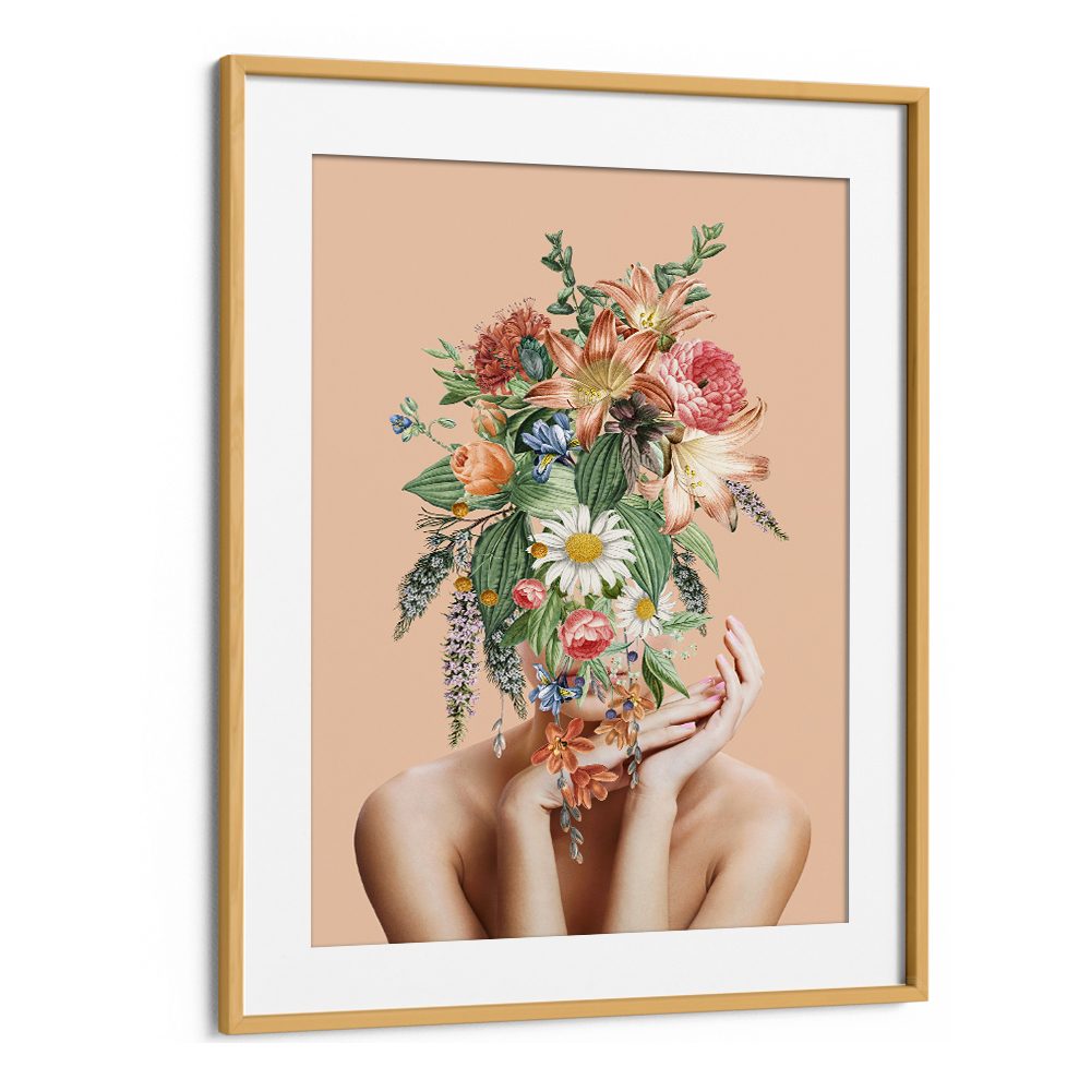 FLORAL WOMAN PORTRAIT
