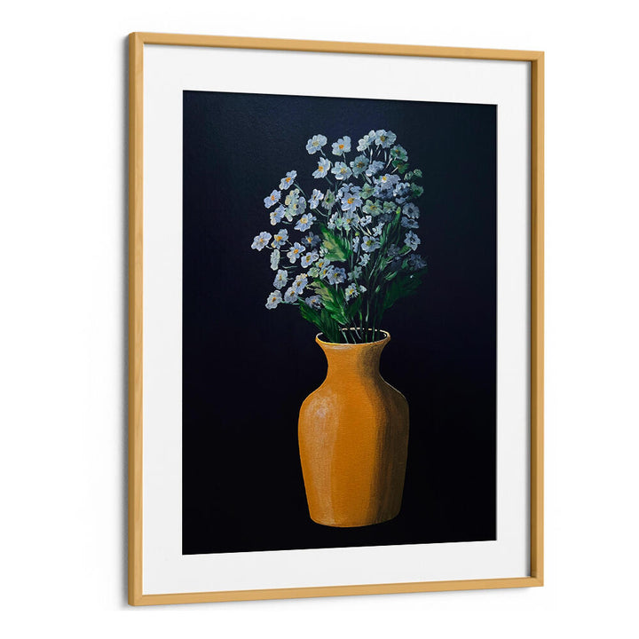 FLOWER PAINTING IN YELLOW VASE