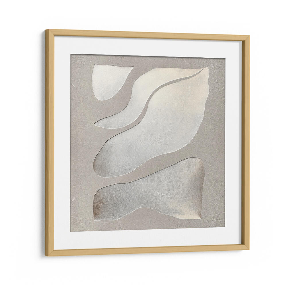 FLOWING SHAPES IN SOFT NEUTRAL TONES , ABSTRACT PAINTINGS