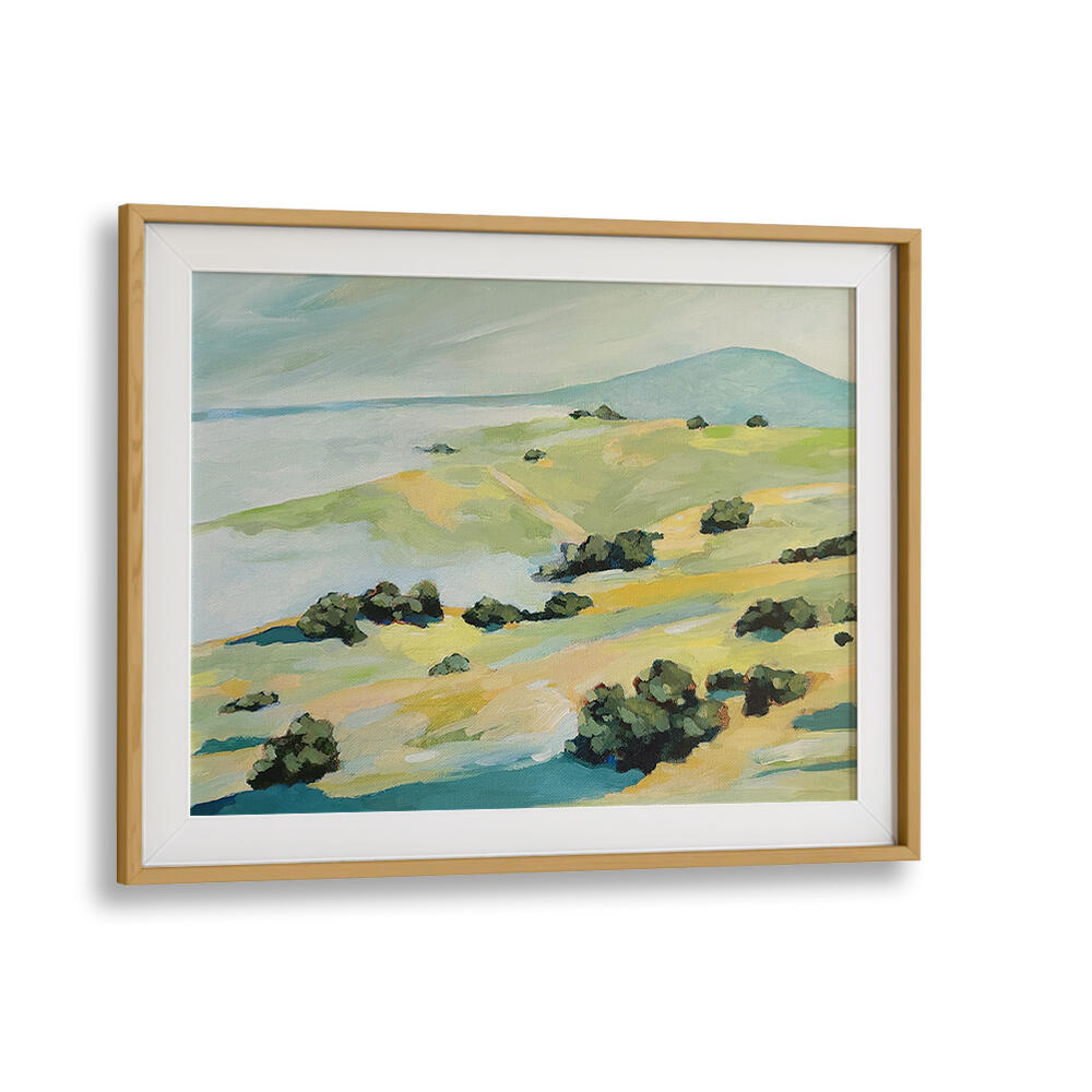 FOG AND HILLS , LANDSCAPE PAINTINGS