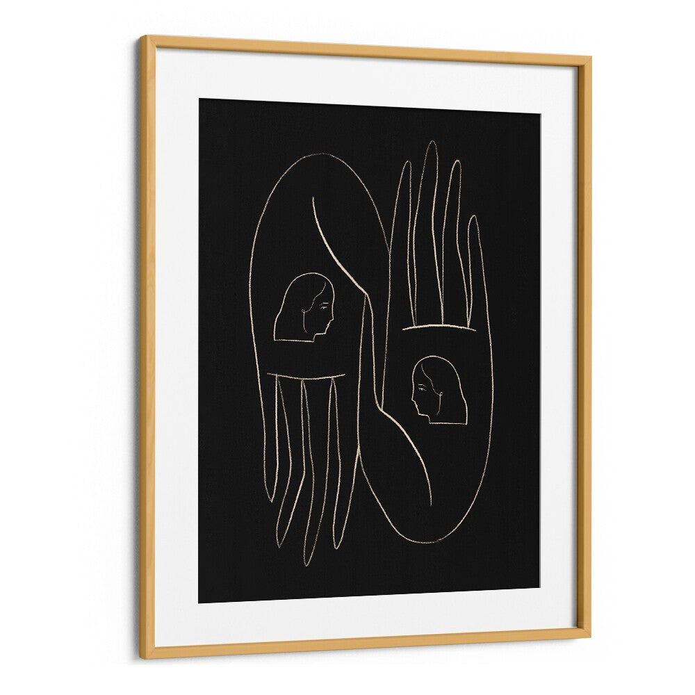 Elegant FRIENDLY HANDS, LINE ART PAINTINGS showcase unique designs for modern decor, perfect for any stylish space.