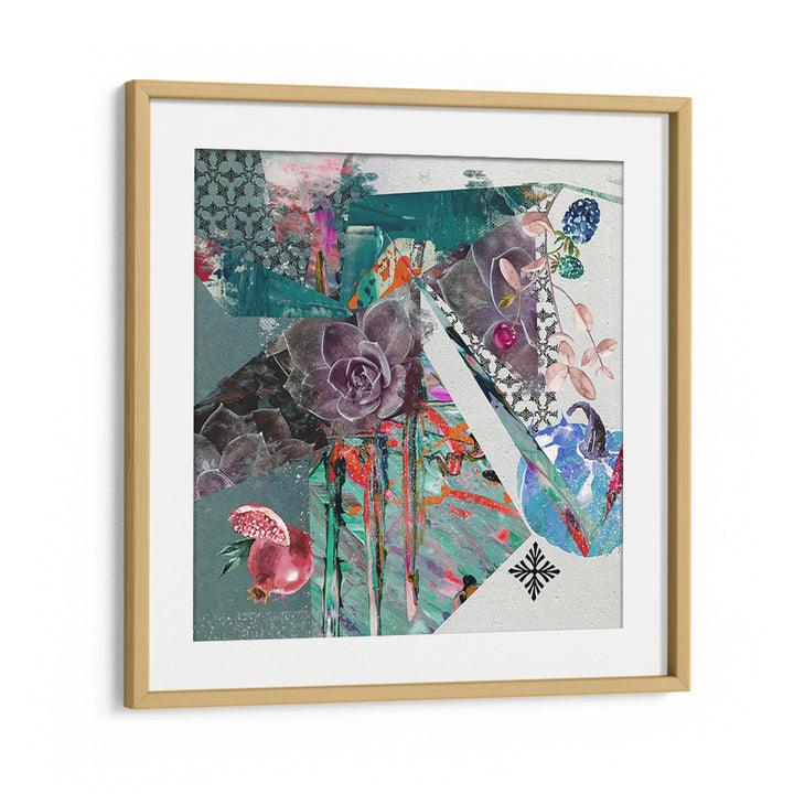Vibrant GARDEN, ABSTRACT PAINTINGS featuring colorful floral elements for a stunning home decor transformation.