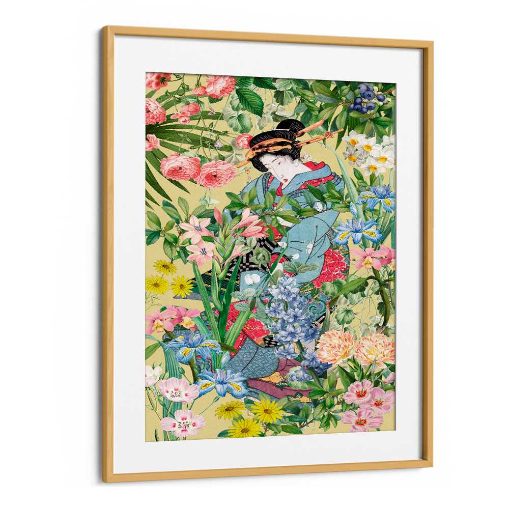 GEISHA AMONG FLOWERS