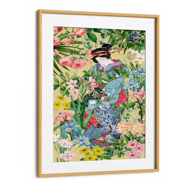 GEISHA AMONG FLOWERS