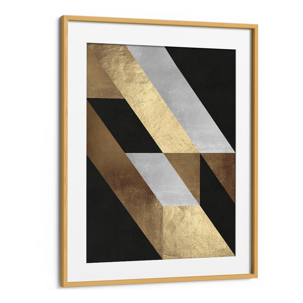 GEOMETRIC GOLD FLOW , GEOMETRIC ART PRINTS