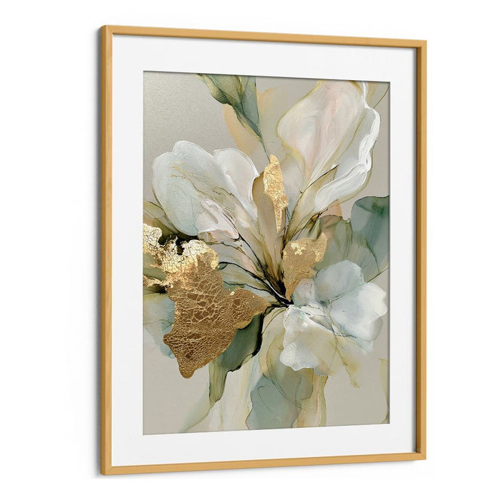 GOLDEN FLORAL ABSTRACT