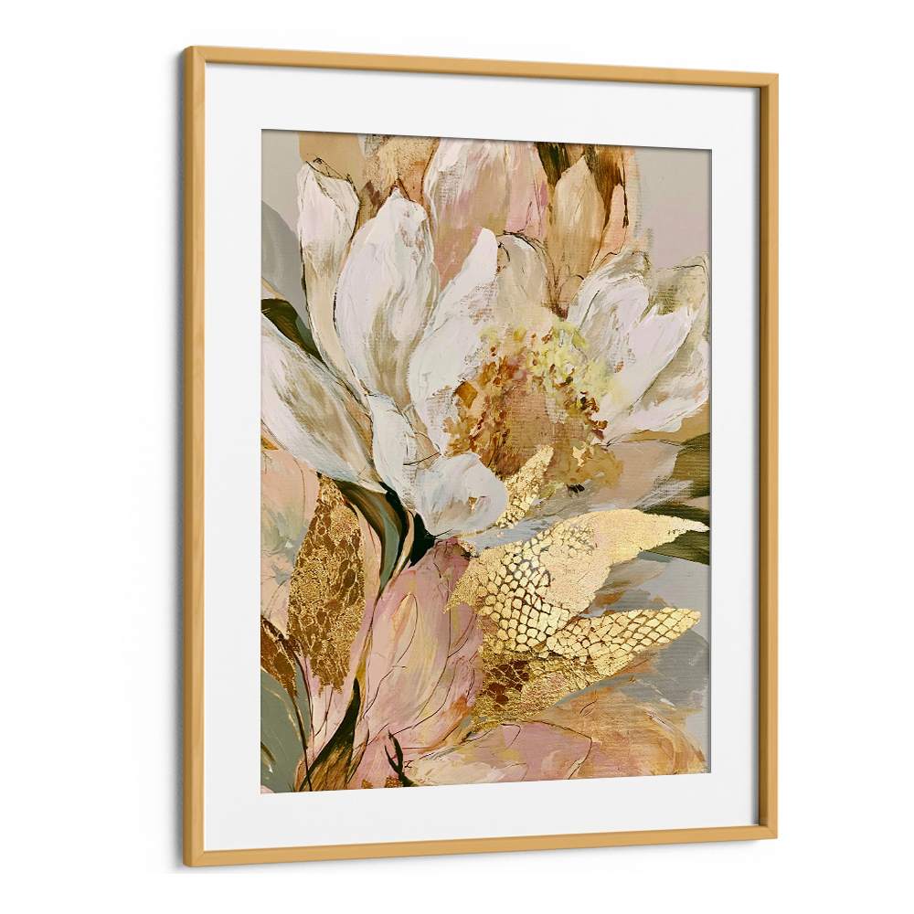 GOLDEN FLORAL ABSTRACTION