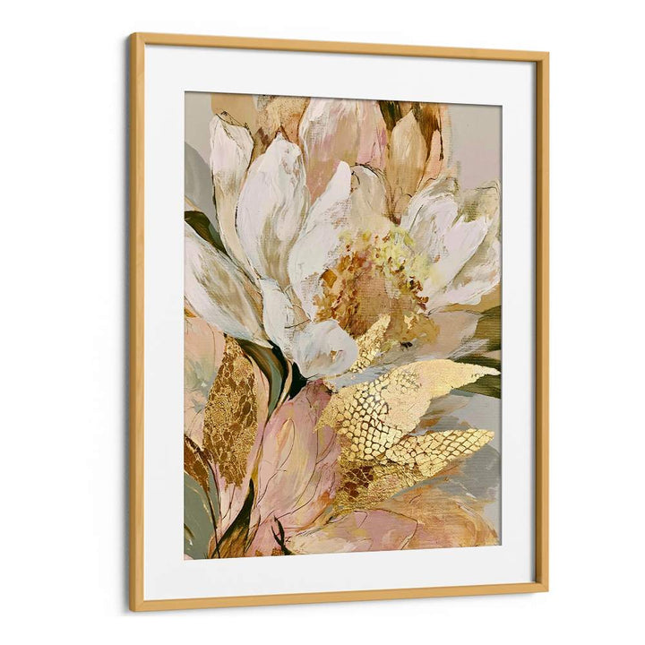 GOLDEN FLORAL ABSTRACTION