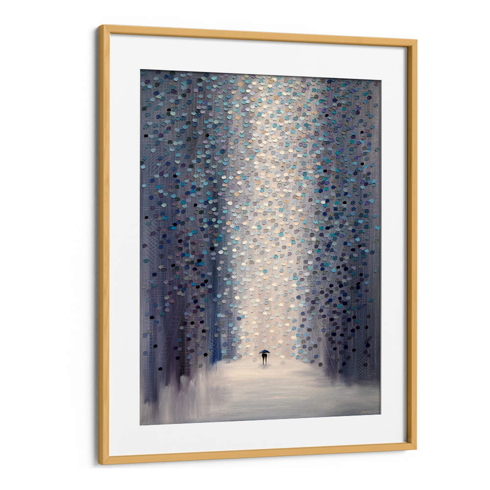 HAZY RAIN , MODERN IMPRESSIONISM PAINTINGS