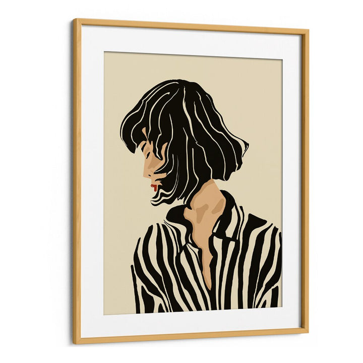 Elegant artwork titled "I AM NOT TALKING TO YOU, JAPANESE PAINTINGS," showcasing silent expression and personal space.