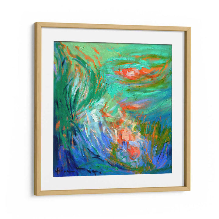 KOI SERENITY, ABSTRACT PAINTINGS