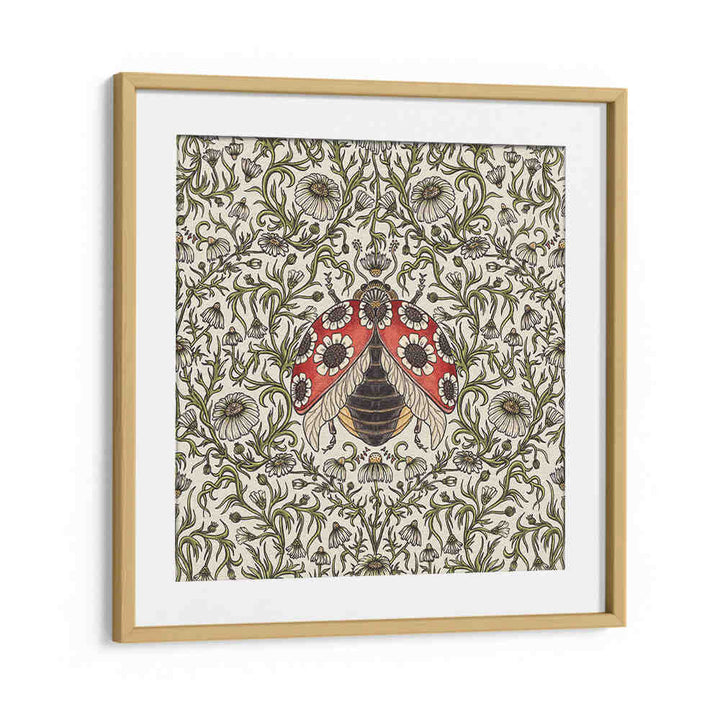 LADYBUG AND DAISY , PATTERN ART PRINTS