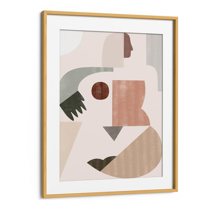 LADY GEOMETRY , BOHO ART PAINTINGS