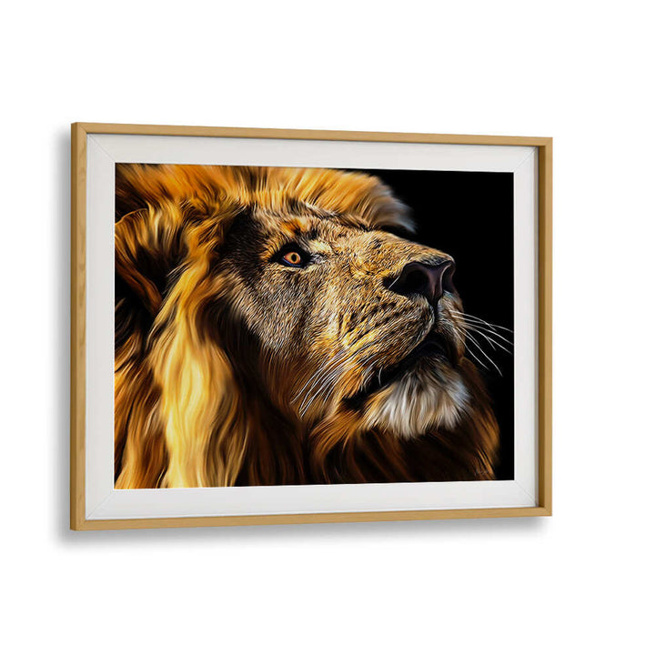 Majestic lion in vibrant detail, highlighting the beauty of wildlife in LEO, ANIMAL PAINTINGS for your home decor.